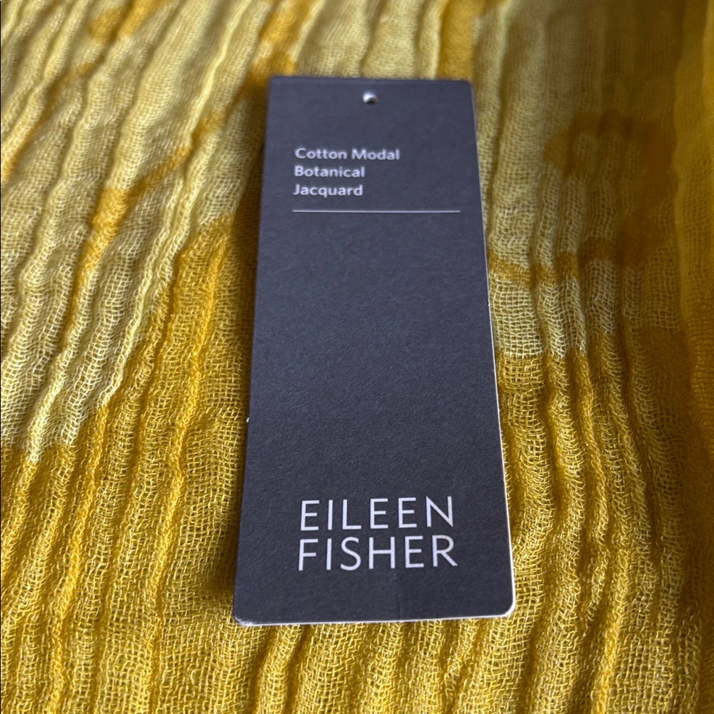 Eileen Fisher Yellow Scarf